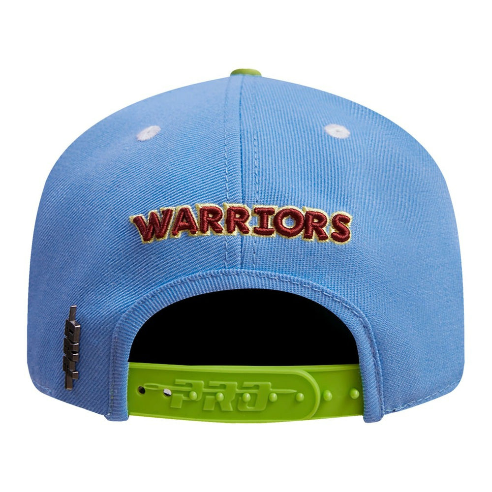 Golden State Warriors Pro Standard Retro Program 2-Tone Snapback Hat sale - Light Blue/Green for sale