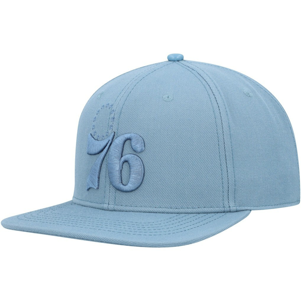 Philadelphia 76ers Pro Standard Tonal Snapback Hat - Blue for sale