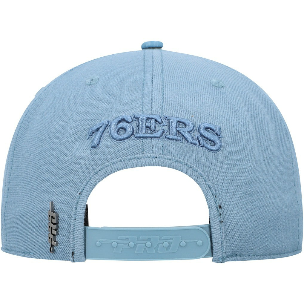 Philadelphia 76ers Pro Standard Tonal Snapback Hat - Blue for sale