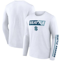 Seattle Kraken Fanatics Breakaway Combo Long Sleeve T-Shirt