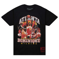 Dominique Wilkins Atlanta Hawks Hardwood Classics Bling Concert Player T-Shirt - Black | Mitchell & Ness online