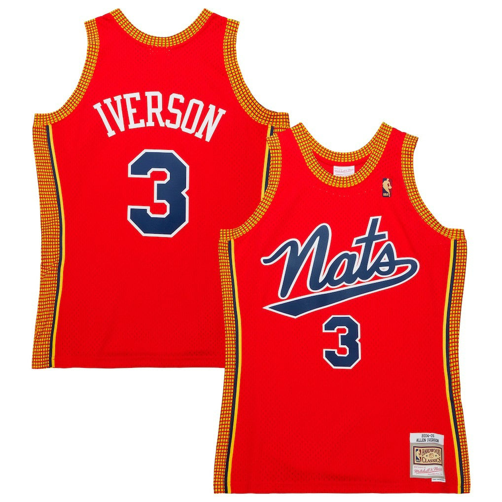 Allen Iverson Philadelphia 76ers 2004/05 Hardwood Classics Swingman Jersey - Red | Mitchell & Ness discount