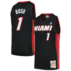 Chris Bosh Miami Heat 2012/13 Hardwood Classics Swingman Jersey - Black | Mitchell & Ness sale