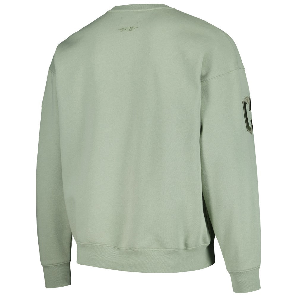 Cleveland Guardians Pro Standard Neutral Drop Shoulder Pullover Sweatshirt - Green