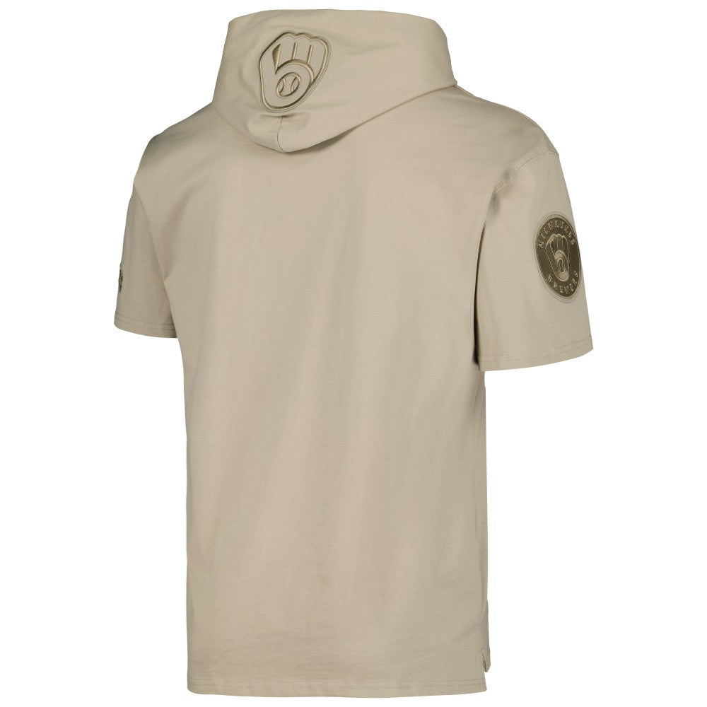 Milwaukee Brewers Pro Standard Neutral Hoodie T-Shirt - Tan