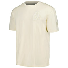 Baltimore Orioles Pro Standard Oversized Neutral CJ Dropped Shoulders T-Shirt - Cream