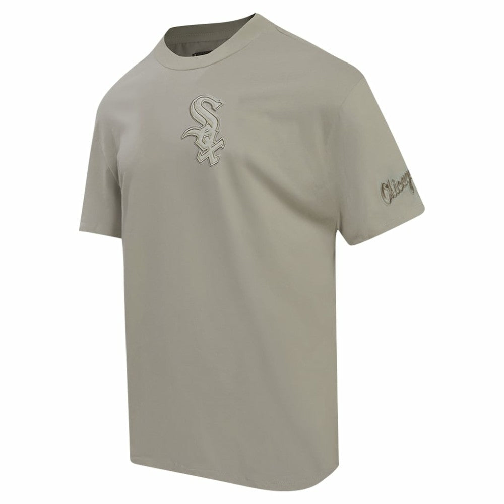 Chicago White Sox Pro Standard Oversized Neutral CJ Dropped Shoulders T-Shirt - Tan