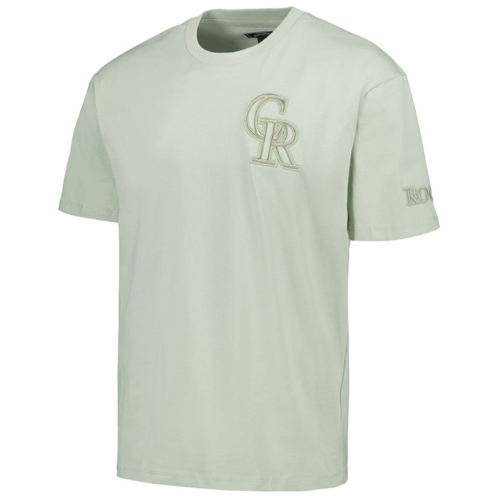 Colorado Rockies Pro Standard Oversized Neutral CJ Dropped Shoulders T-Shirt - Mint