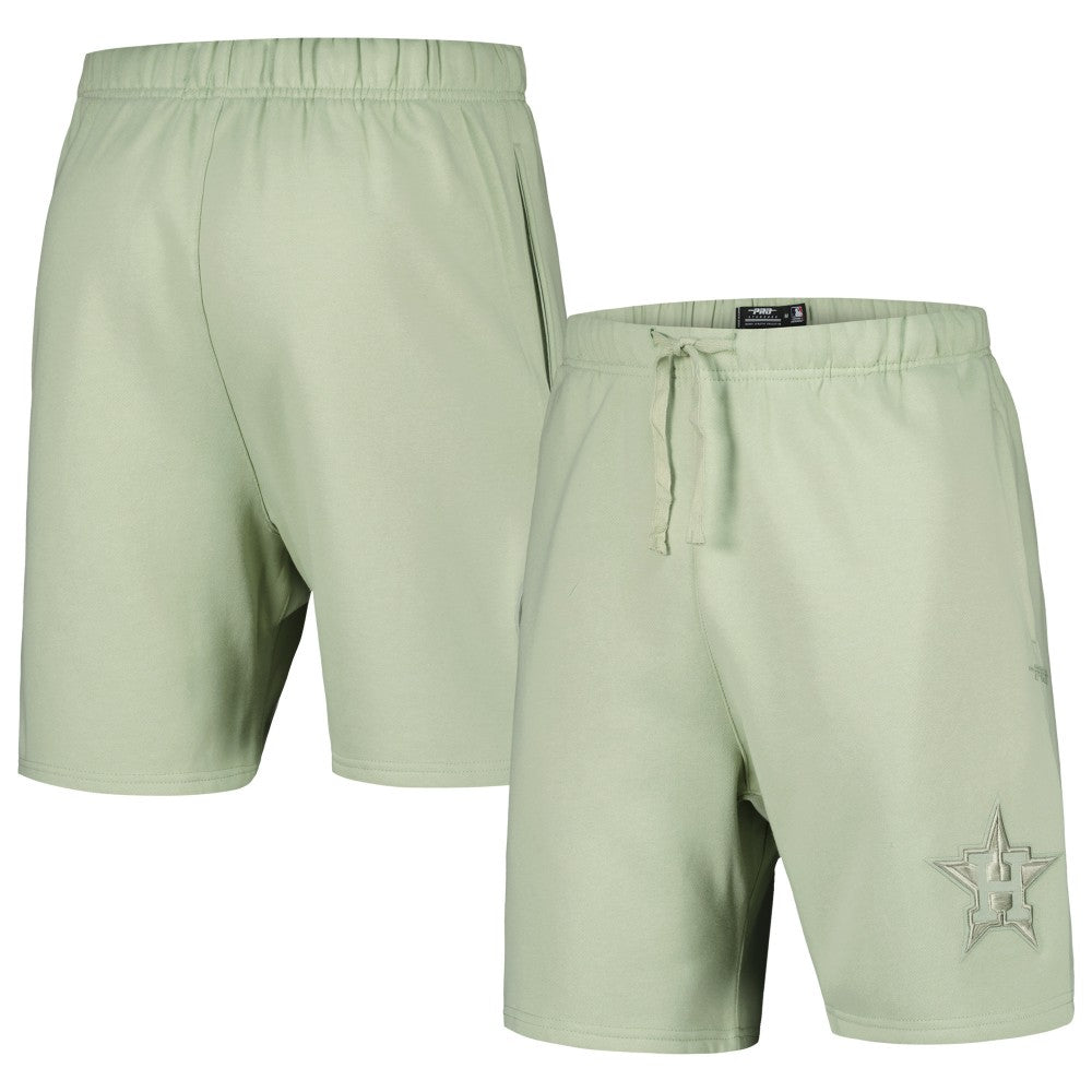 Houston Astros Pro Standard Neutral Fleece Shorts - Light Green