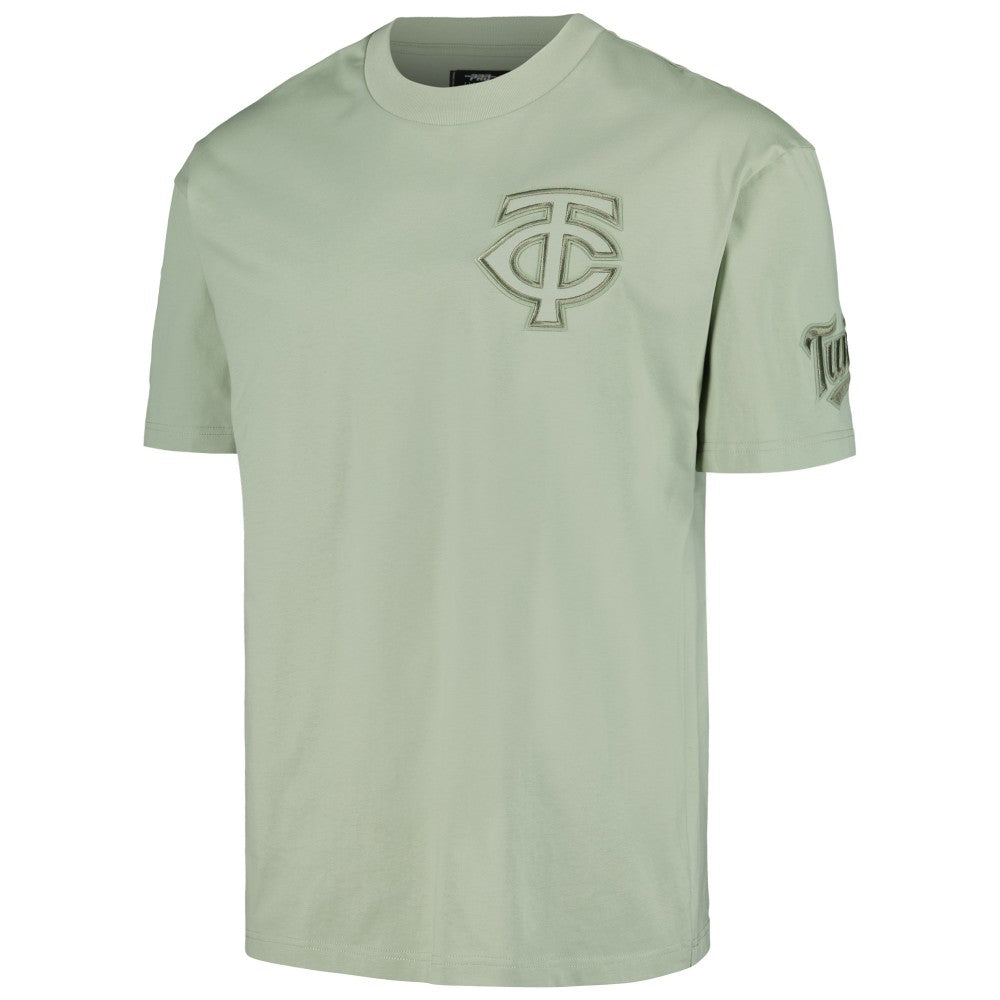 Minnesota Twins Pro Standard Oversized Neutral CJ Dropped Shoulders T-Shirt - Mint
