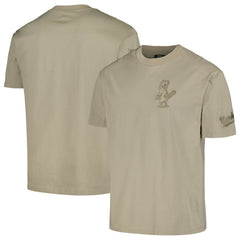 St. Louis Cardinals Pro Standard Oversized Neutral CJ Dropped Shoulders T-Shirt - Tan