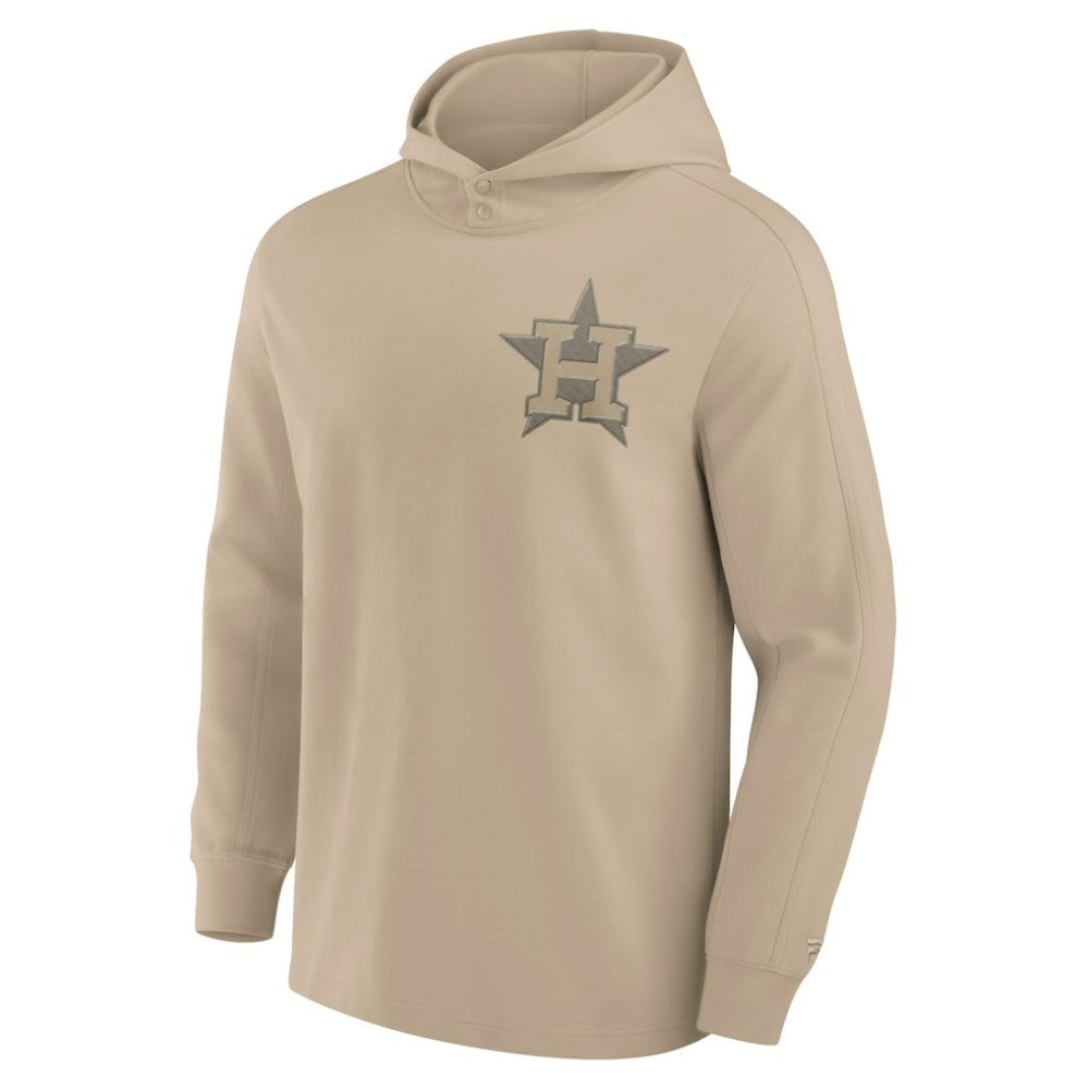 Houston Astros Elements Lightweight Fleece Hoodie - Khaki