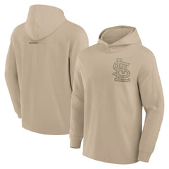 St. Louis Cardinals Elements Lightweight Fleece Hoodie - Khaki