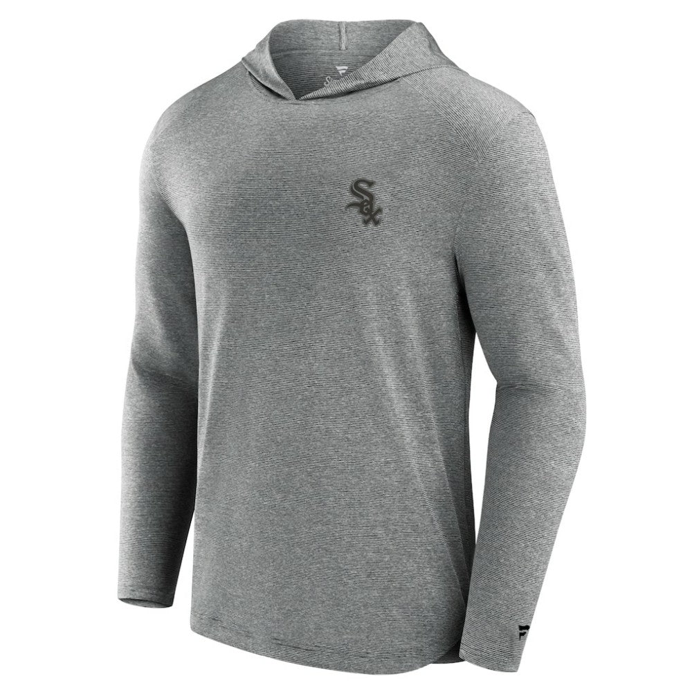Chicago White Sox Front Office Tech Lightweight Hoodie T-Shirt - Black