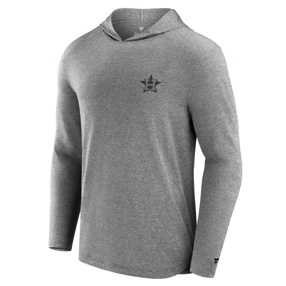 Houston Astros Front Office Tech Lightweight Hoodie T-Shirt - Black