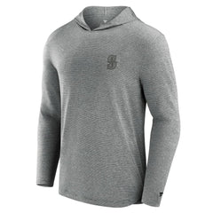 Seattle Mariners Front Office Tech Lightweight Hoodie T-Shirt - Black