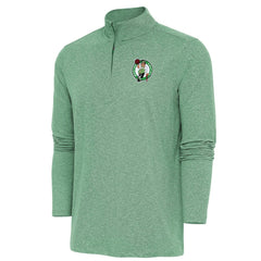 Boston Celtics Antigua Hunk Quarter-Zip Pullover Top - Kelly Green outlet