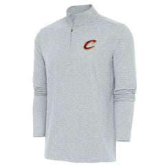 Cleveland Cavaliers Antigua Hunk Quarter-Zip Pullover Top sale - Heather Gray shop