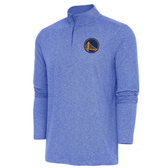 Golden State Warriors Antigua Hunk Quarter-Zip Pullover Top sale - Heather Royal shop