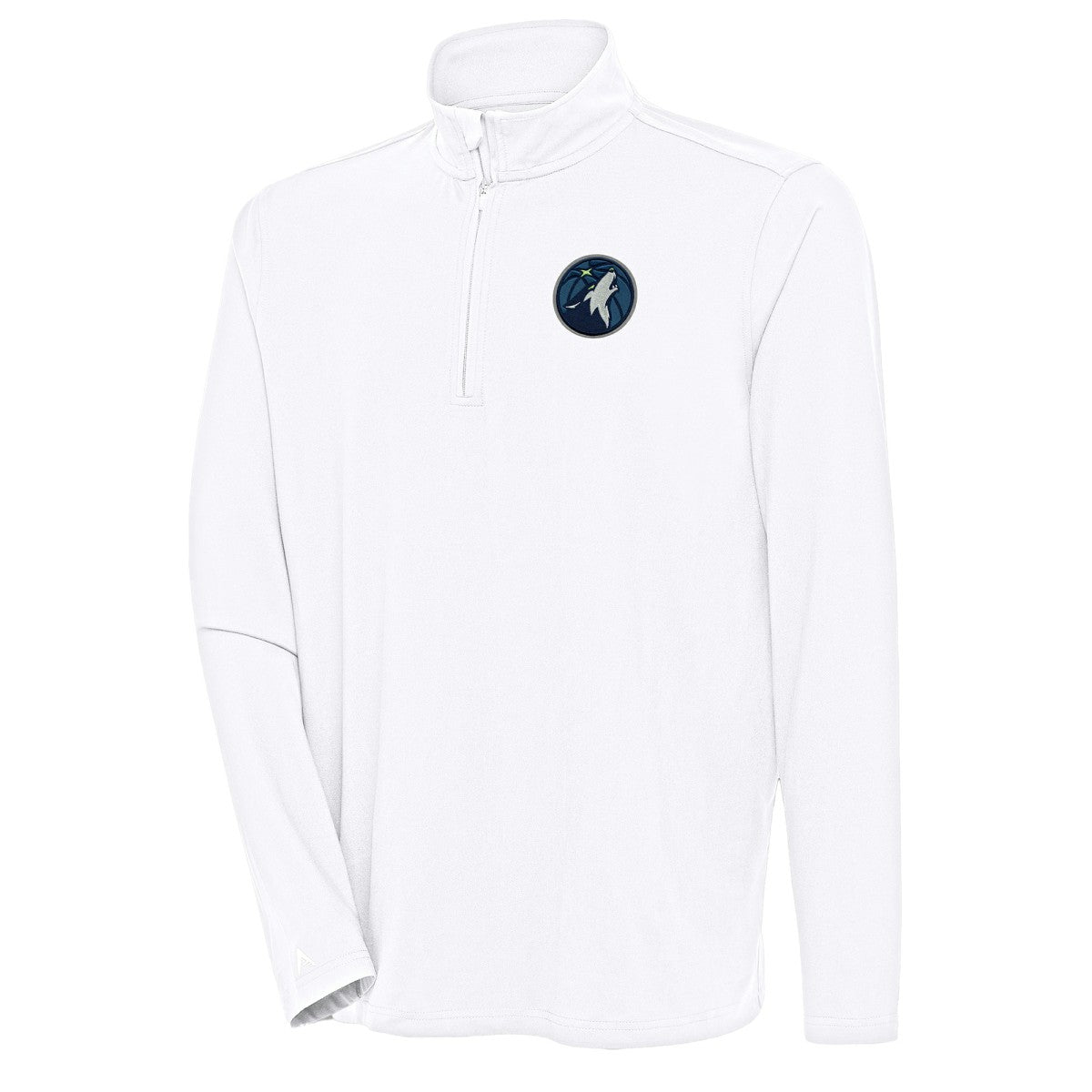 Minnesota Timberwolves Antigua Hunk Quarter-Zip Pullover Top - White shop