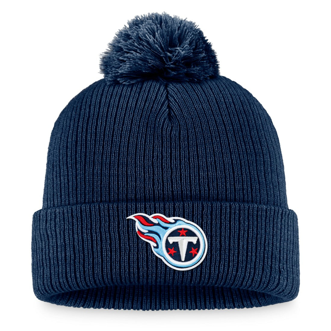 NFL Tennessee Titans Women's Cuffed Knit Hat with Pom