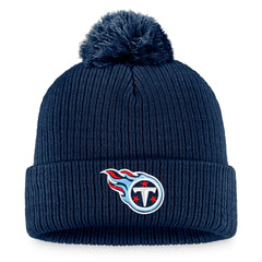 NFL Tennessee Titans Women's Cuffed Knit Hat with Pom