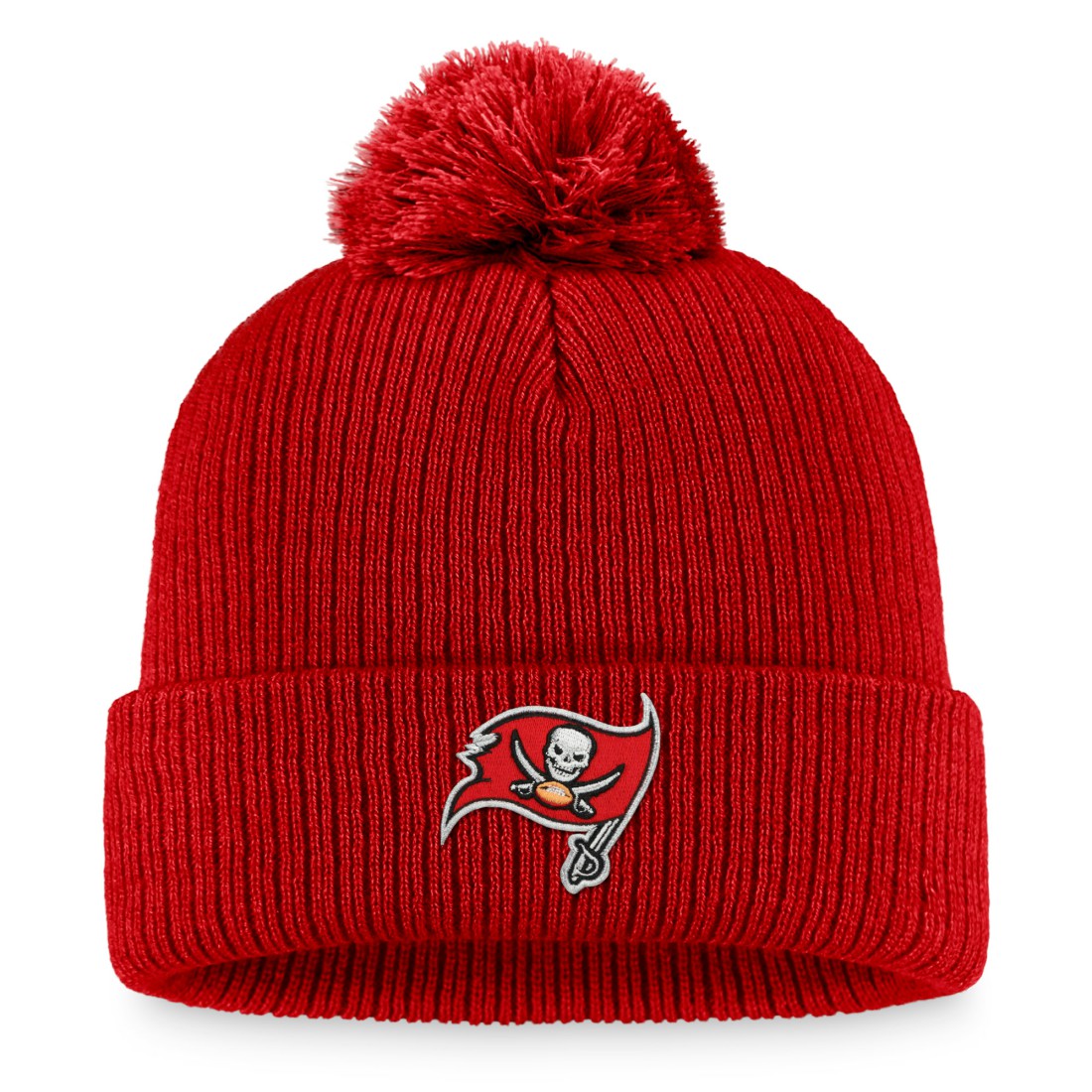 NFL Tampa Bay Buccaneers Women's Cuffed Knit Hat with Pom