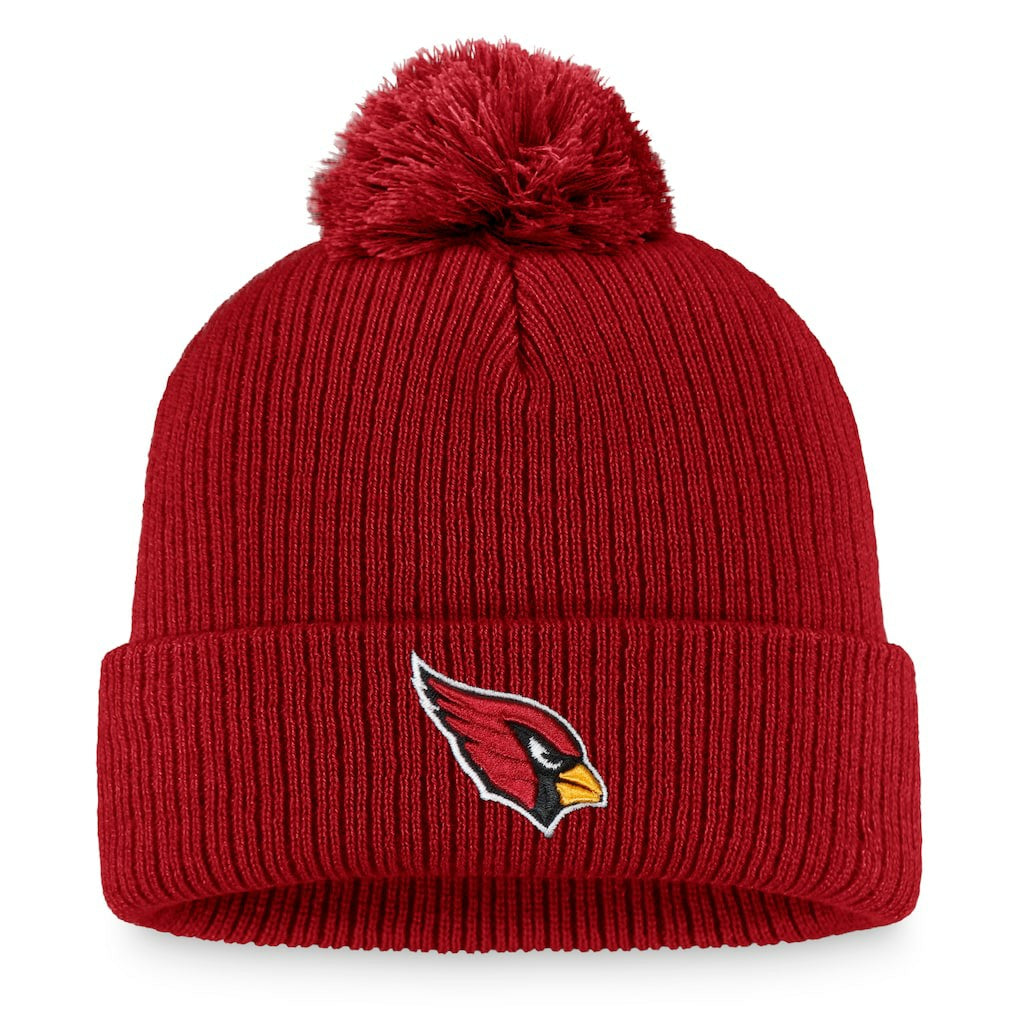 NFL Arizona Cardinals Women's Logo Cuffed Knit Hat with Pom