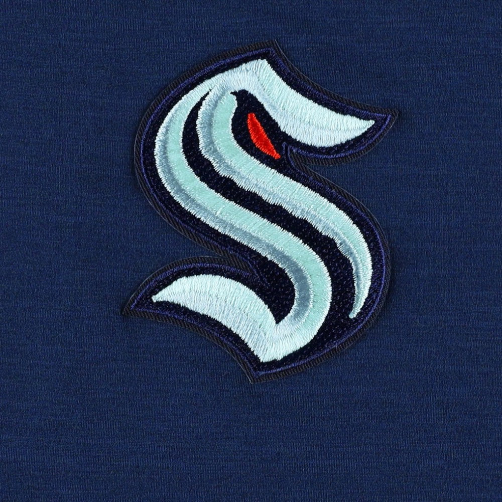 Seattle Kraken Antigua Spikes Raglan Quarter-Zip Hoodie