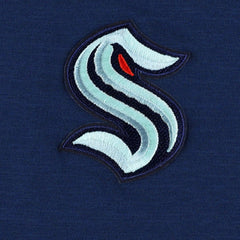 Seattle Kraken Antigua Spikes Raglan Quarter-Zip Hoodie