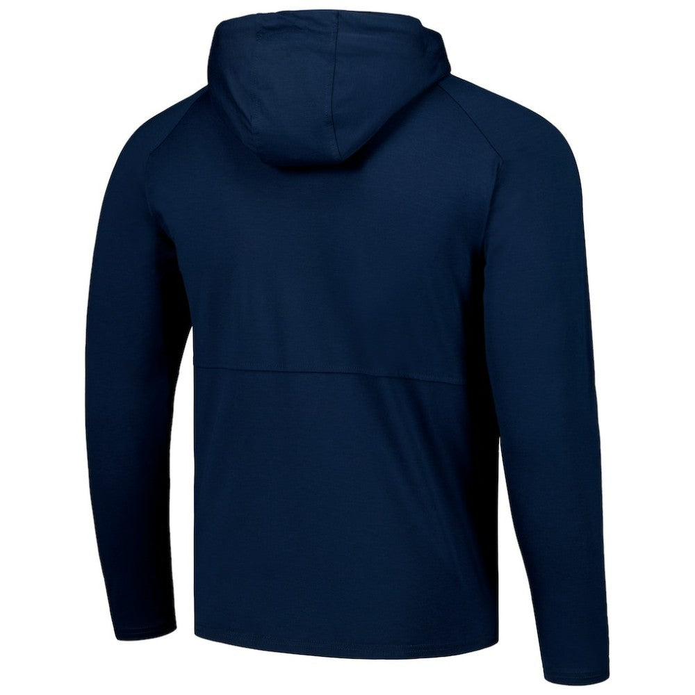 Tampa Bay Lightning Antigua Spikes Raglan Quarter-Zip Hoodie