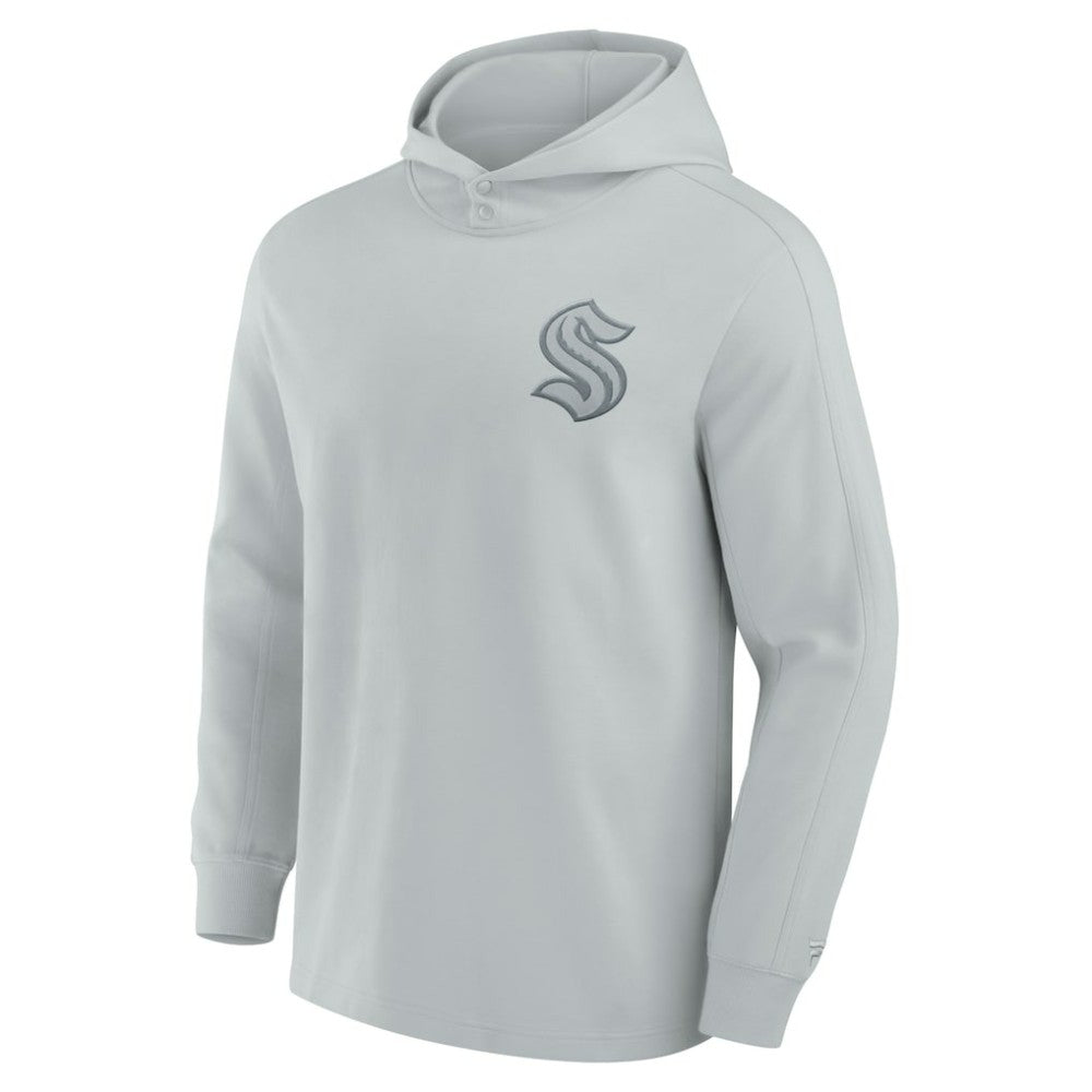 Seattle Kraken Fanatics Elements Lightweight Tri-Blend Fleece Hoodie