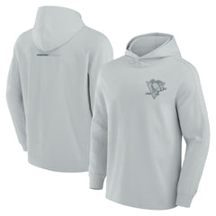 Pittsburgh Penguins Fanatics Elements Lightweight Tri-Blend Fleece Hoodie