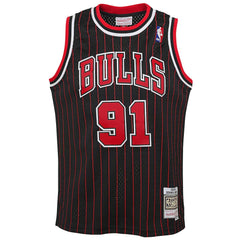 Dennis Rodman Chicago Bulls Youth 1995/96 Hardwood Classics Swingman Jersey sale - Black | Mitchell & Ness sale