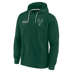 Milwaukee Bucks Unisex Elements Super Soft Fleece Pullover Hoodie - Hunter Green | Fanatics for sale