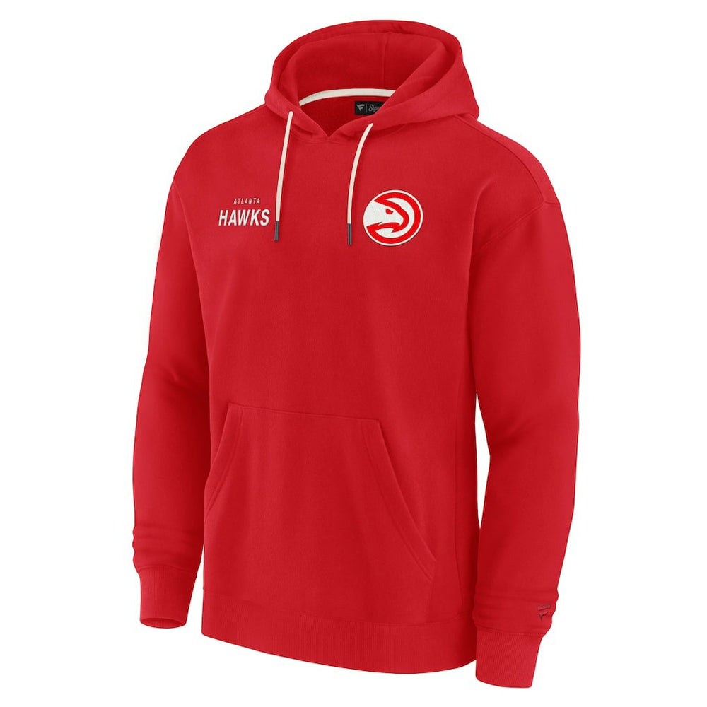 Atlanta Hawks Unisex Elements Super Soft Fleece Pullover Hoodie - Red | Fanatics online
