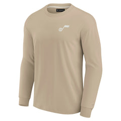 Utah Jazz Unisex Elements Super Soft Long Sleeve T-Shirt - Khaki | Fanatics outlet