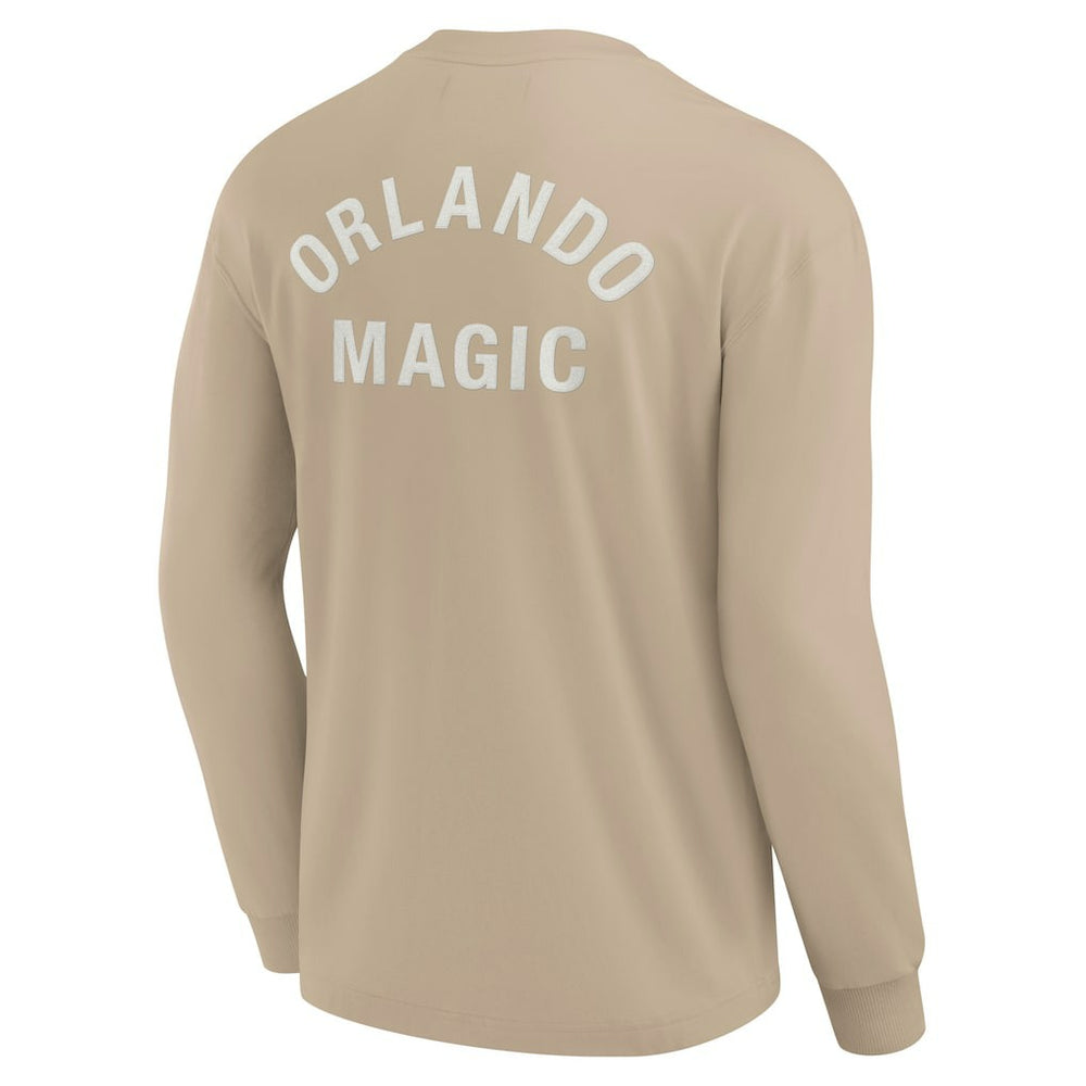 Orlando Magic Unisex Elements Super Soft Long Sleeve T-Shirt - Khaki | Fanatics for sale