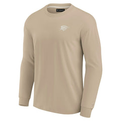 Oklahoma City Thunder Unisex Elements Super Soft Long Sleeve T-Shirt - Khaki | Fanatics cheap