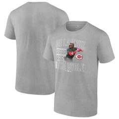 Elly De La Cruz Cincinnati Reds Cycle T-Shirt - Heather Gray
