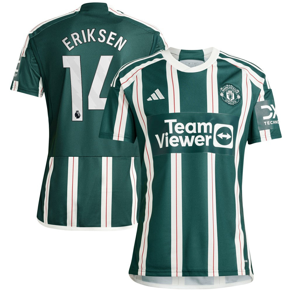 Christian Eriksen Manchester United 2023/24 Away Replica Player Jersey / Soccer Sale
