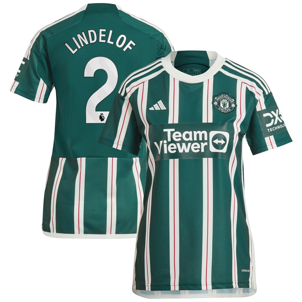 Victor Lindelof Manchester United Women's 2023/24 Away Replica Player Jersey / Soccer Discount