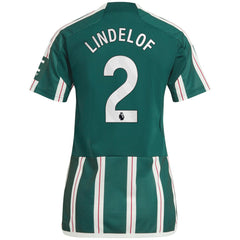 Victor Lindelof Manchester United Women's 2023/24 Away Replica Player Jersey / Soccer Discount