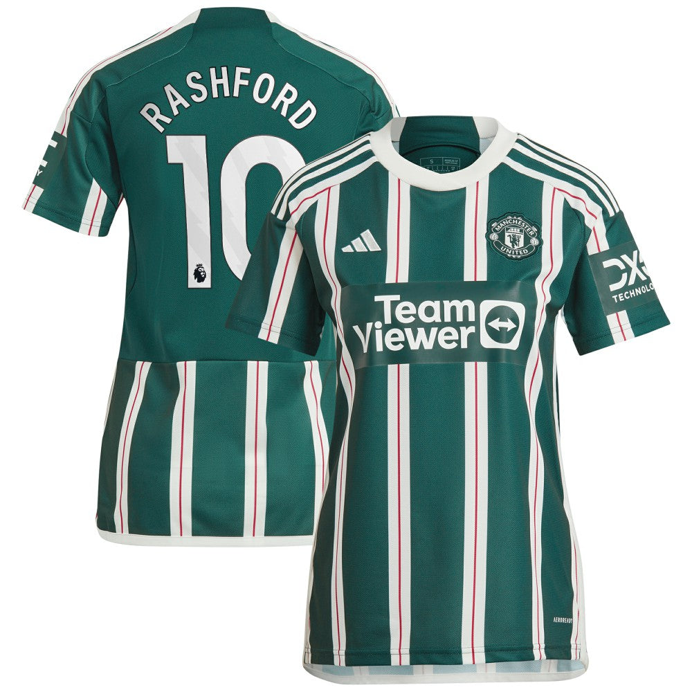 Marcus Rashford Manchester United Women's 2023/24 Away Replica Player Jersey / Soccer Discount