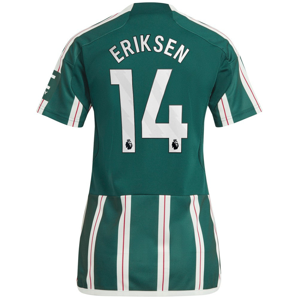 Christian Eriksen Manchester United Women's 2023/24 Away Replica Player Jersey / Soccer Outlet