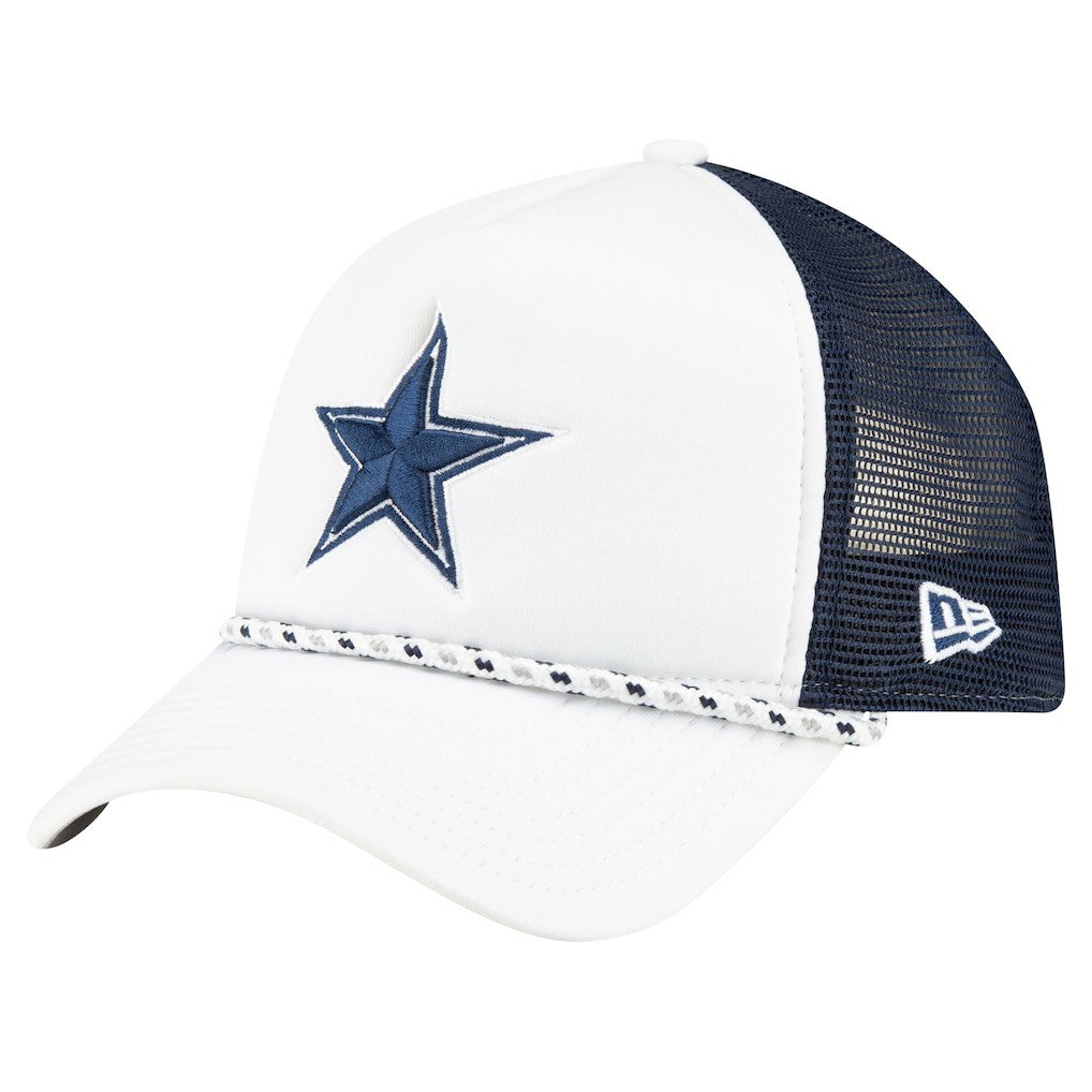 NFL Dallas Cowboys Court Sport Foam Front A-Frame 9FORTY Adjustable Trucker Hat