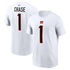 NFL Cincinnati Bengals Ja'Marr Chase  Player Name & Number T-Shirt