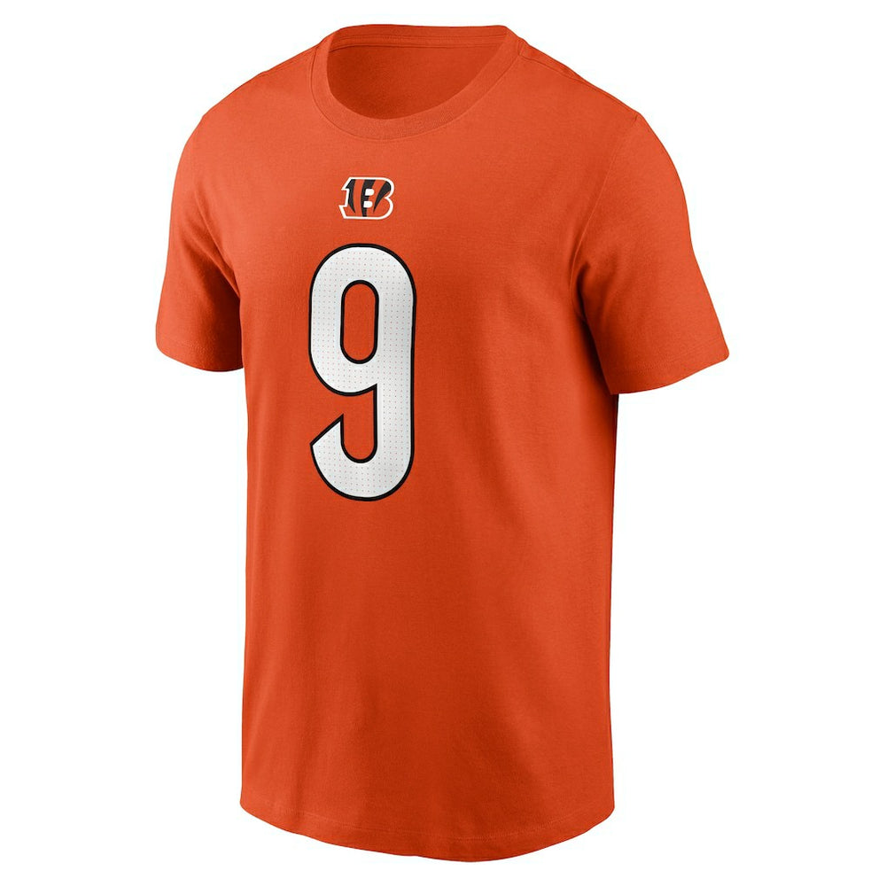 NFL Cincinnati Bengals Joe Burrow  Player Name & Number T-Shirt