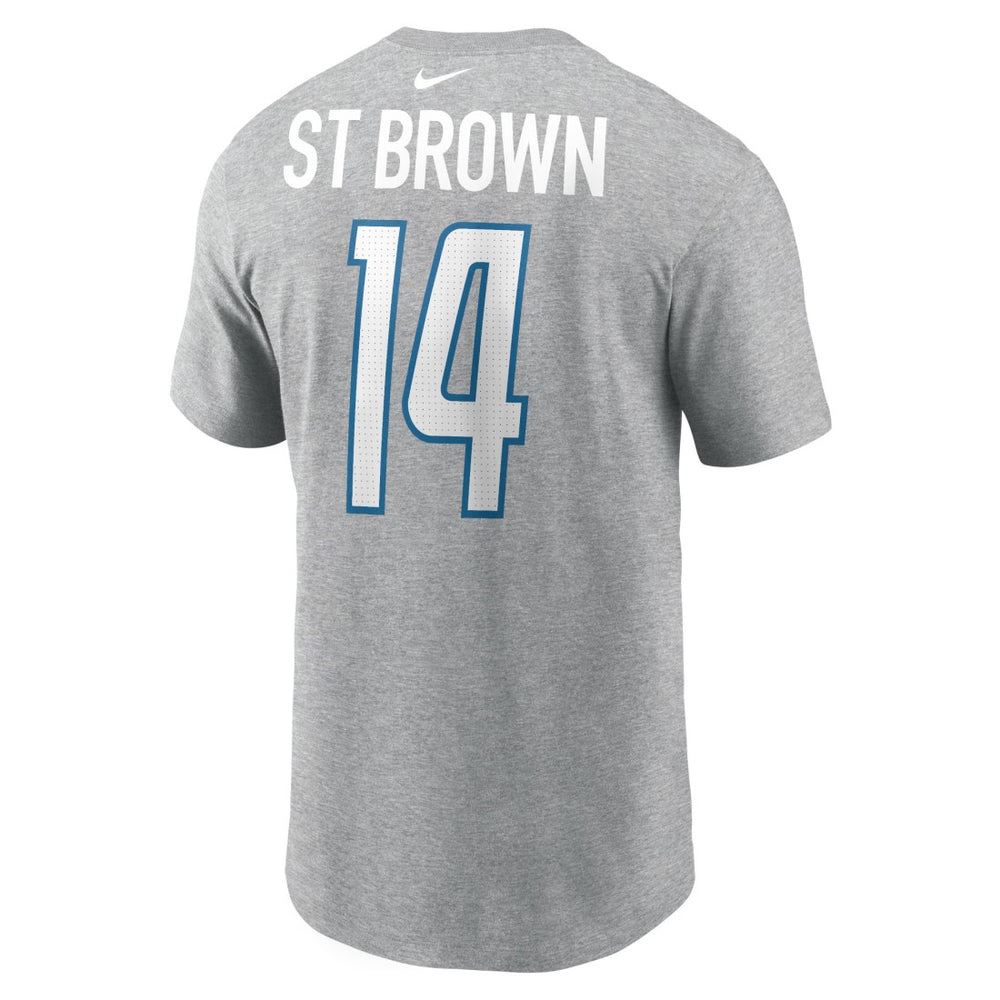 NFL Detroit Lions Amon-Ra St. Brown  Player Name & Number T-Shirt