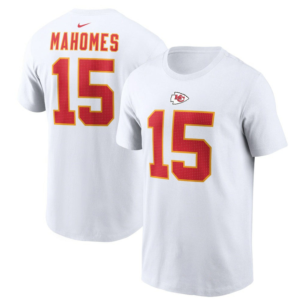 NFL Kansas City Chiefs Patrick Mahomes  Player Name & Number T-Shirt